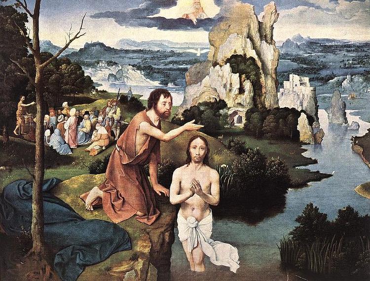 Joachim Patinir Baptism of Christ